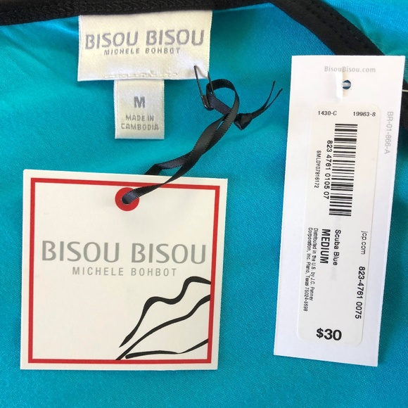 🆕Bisou Bisou Michelle Bohbot Cold Shoulder Dress - Picture 4 of 8